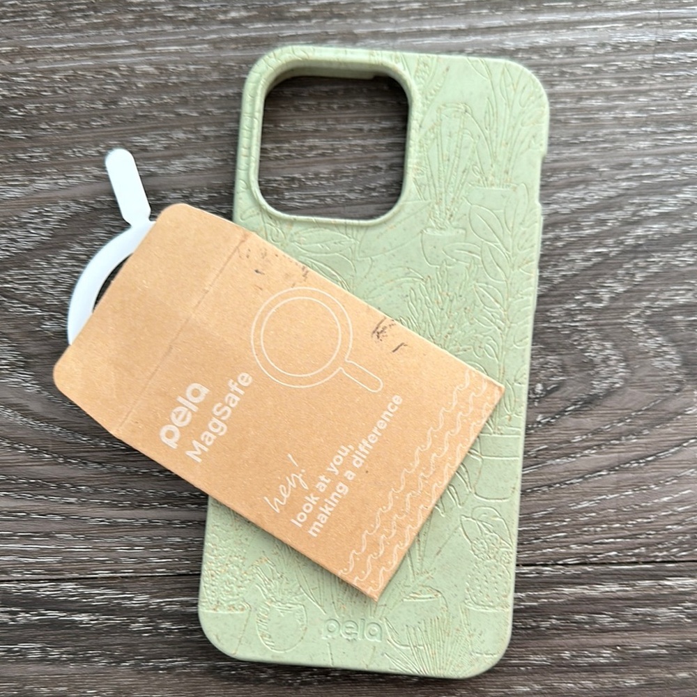 Green Pela IPhone 14 Pro Max Phone Case with Magsafe